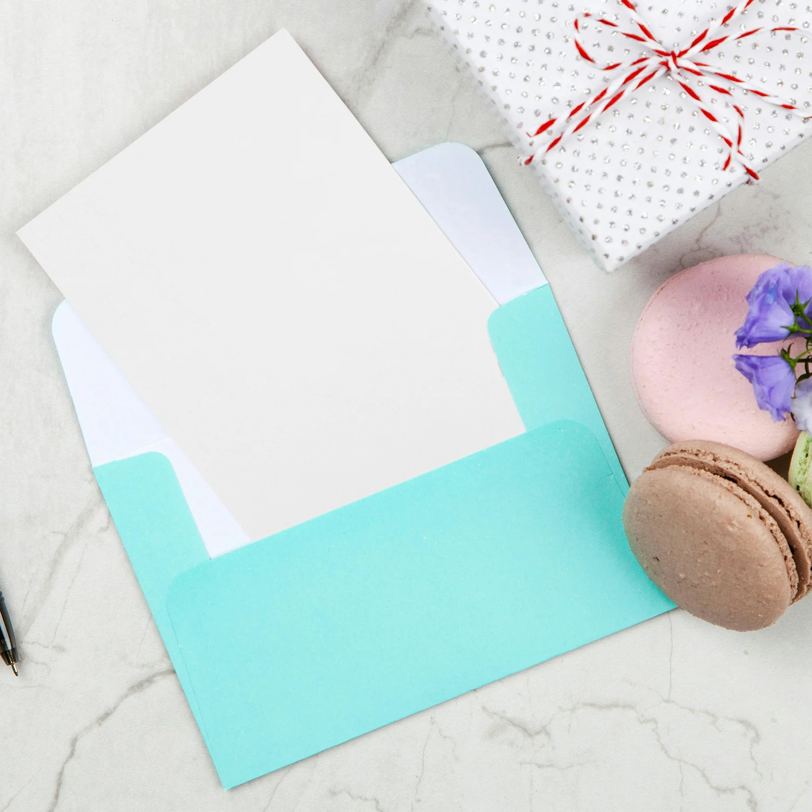 

50Pcs Wedding Invitation Card Inner Pages Blank for DIY Greeting Cards Business Mailing Postcards Writable Thick Cardstock