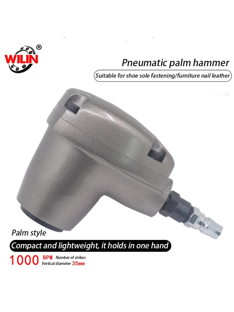 WILIN Multifunctionele draagbare luchthamer Pneumatische palmhamer Palm Treasure Plaatwerk Bandreparatie Punaise Schuimspijker - afbeelding 2
