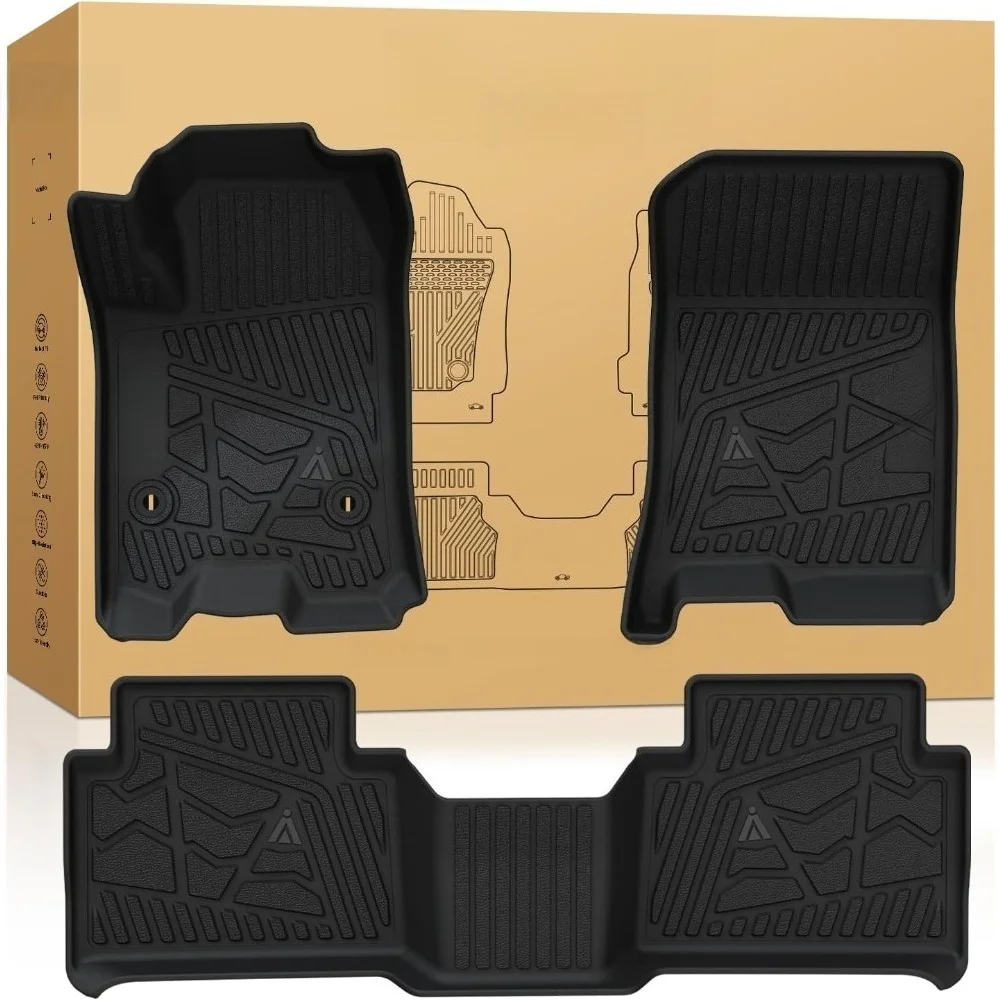 

Всепогодные коврики TPE на заказ, включая коврики для переднего и второго ряда, полный комплект.