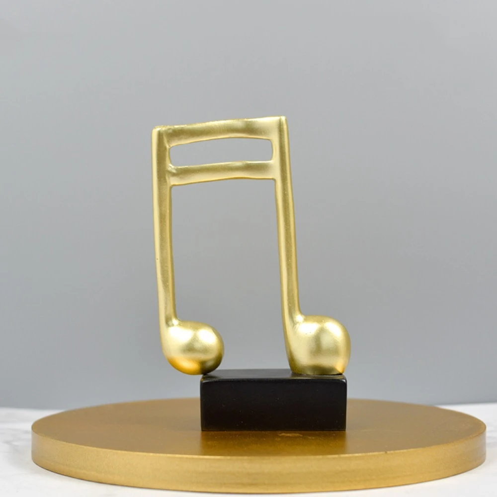 Music Golden Award Trophy Singing Competition Craft Souvenirs Small Prize Cup Piano Ornaments Resin Winner Award Trophy