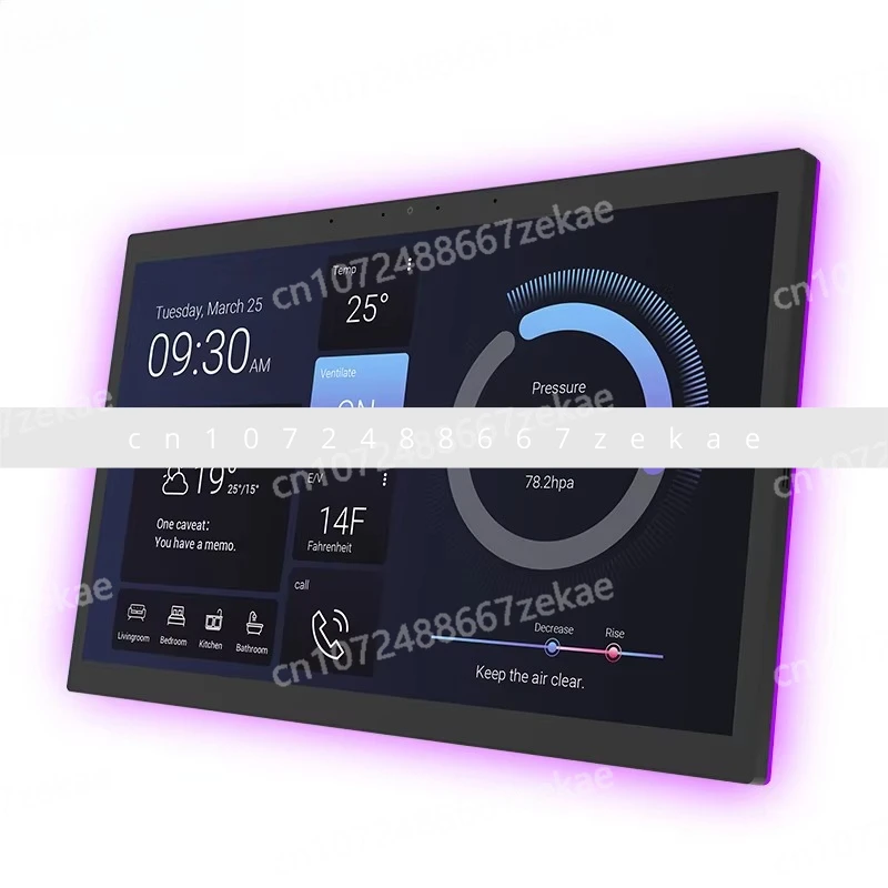 

Материал для умного дома, линия Wi-Fi, 15,6-дюймовое настенное крепление, реле дисплея Android, RS232, RJ45, управление устройством автоматизации, панель планшета