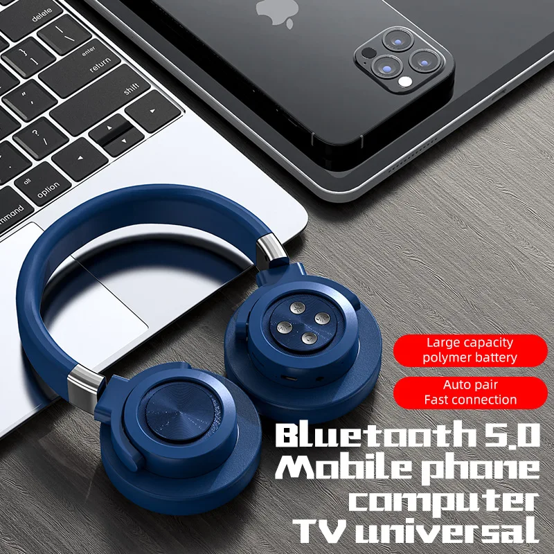 

Macaron Headphones Kid Wireless Bluetooth Headphone Stereo Headband Gaming Headset with Mic Gamer Girl Gift for Mobile Tablet PC