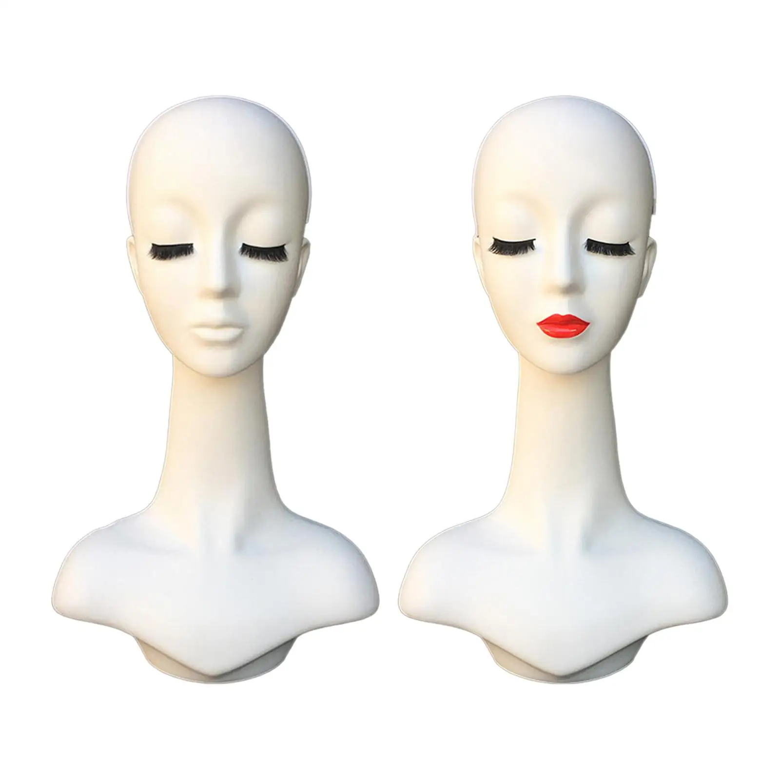 Głowa manekina treningowa, wielofunkcyjny stojak ekspozycyjny na kapelusze, uchwyt na naszyjniki, kapelusze, okulary, szaliki