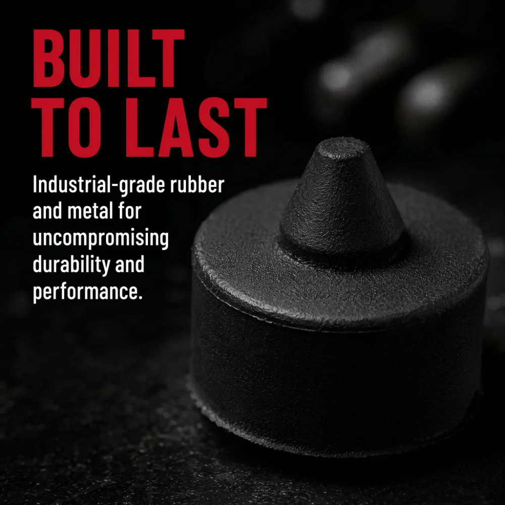 16PCS Black Hood Adjuster Metal + Rubber Fine Craft Bonnet Rubber Stopper Set for Camaro 1967‑1969/Camaro Convertible 1967‑1969
