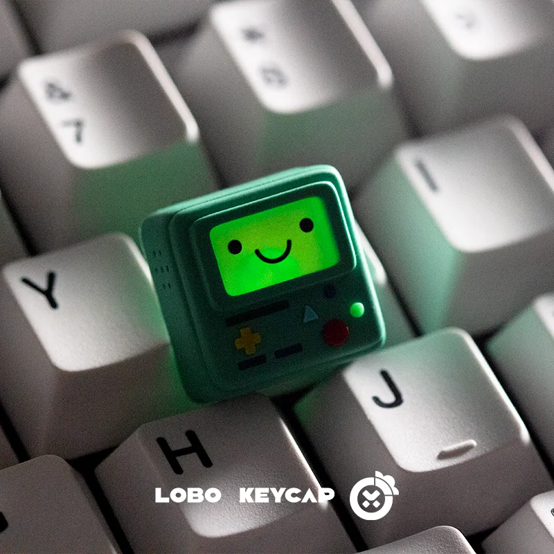 Bmo aventura tempo-temático transmissão de luz única personalidade personalizado criativo keycap acessório de teclado mecânico keycap esc