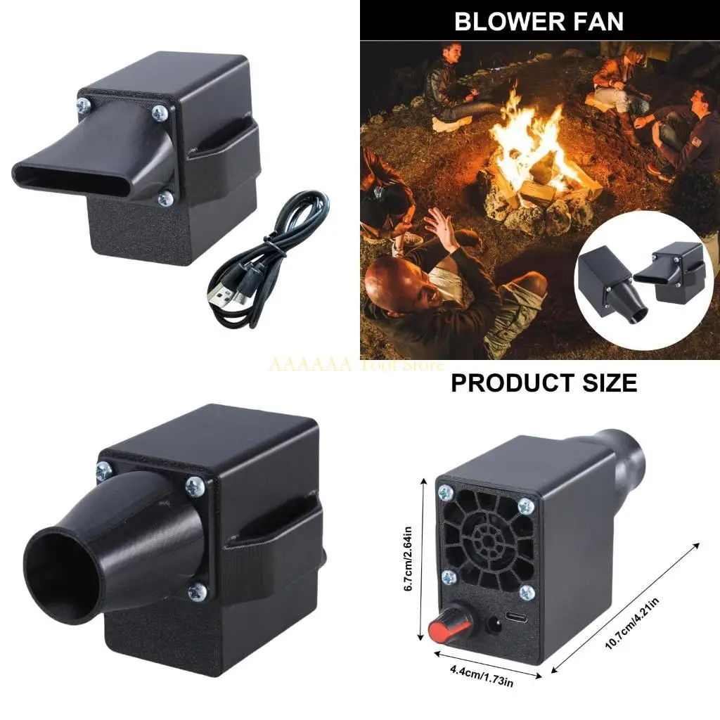 

A2BE BBQ Air Movers Blower вентилятор 12 В, центробежный вентилятор с переменной скоростью с 5 В USB и DC5.5x2,1 мм вентилятор