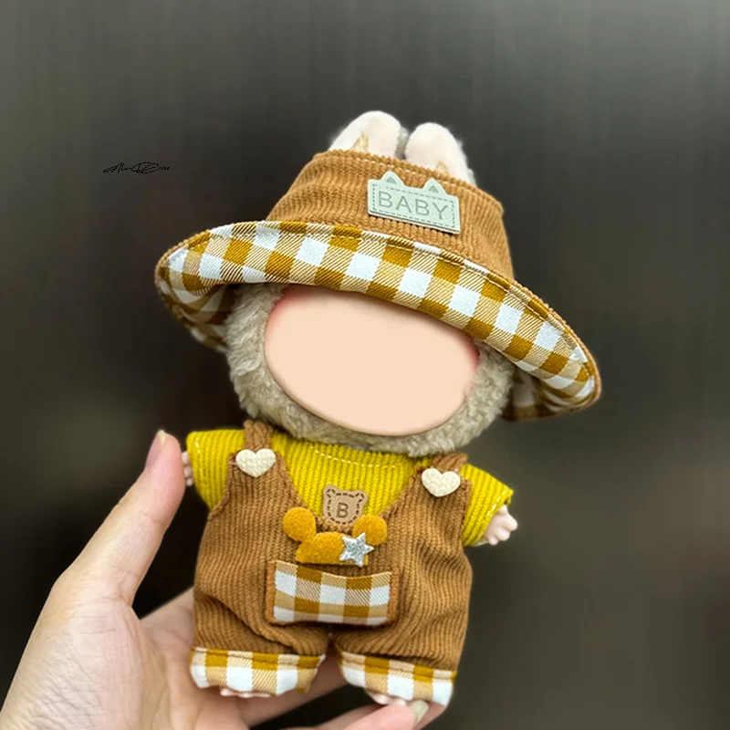 Kleding Voor Labubu Poppen Accessoires Stijlvolle Kawaii Outfit Set Geschikt Voor 15 Cm 17 Cm Labubu Pop Pop Kleding Set vervanging