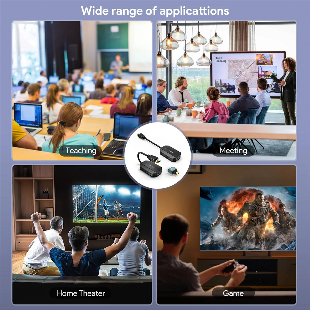 

M86K 1080P беспроводной совместимый передатчик-приемник 60 Гц дисплей ключ удлинитель 4K адаптер экрана для ноутбука ТВ-проектор