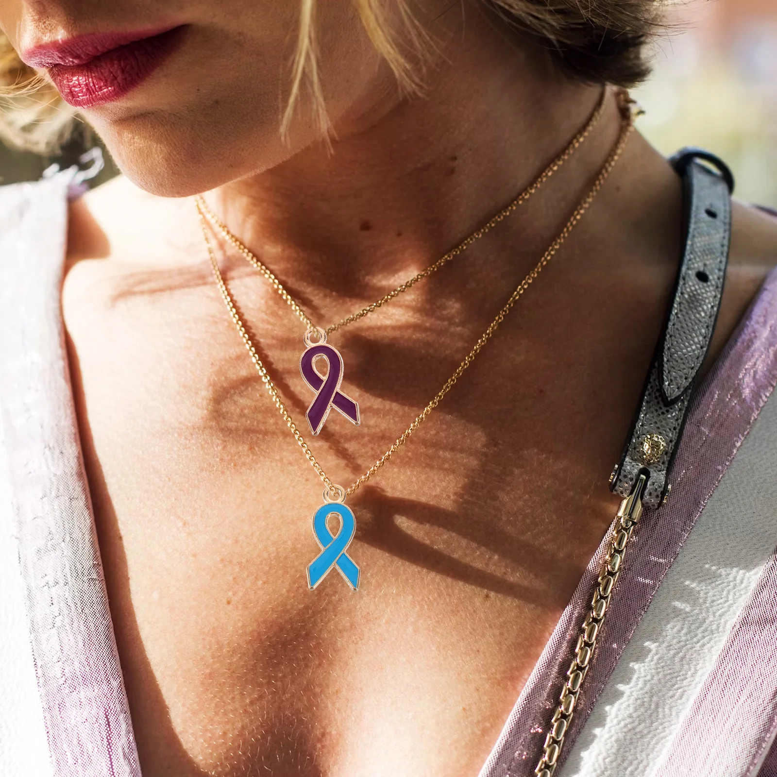 

50Pcs Ribbon Charms Small Metal Pendants DIY Jewelry Making Decorations for Necklace Earring Bracelet Craft Supplies Bulk Pack