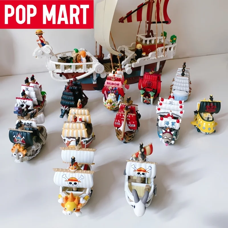 

Genuine POP MART ONE PIECE THE GRAND LINE SERIES VEHICLES Blind Box Guess Bag Toys Doll Cute Anime Figure Desktop Ornaments