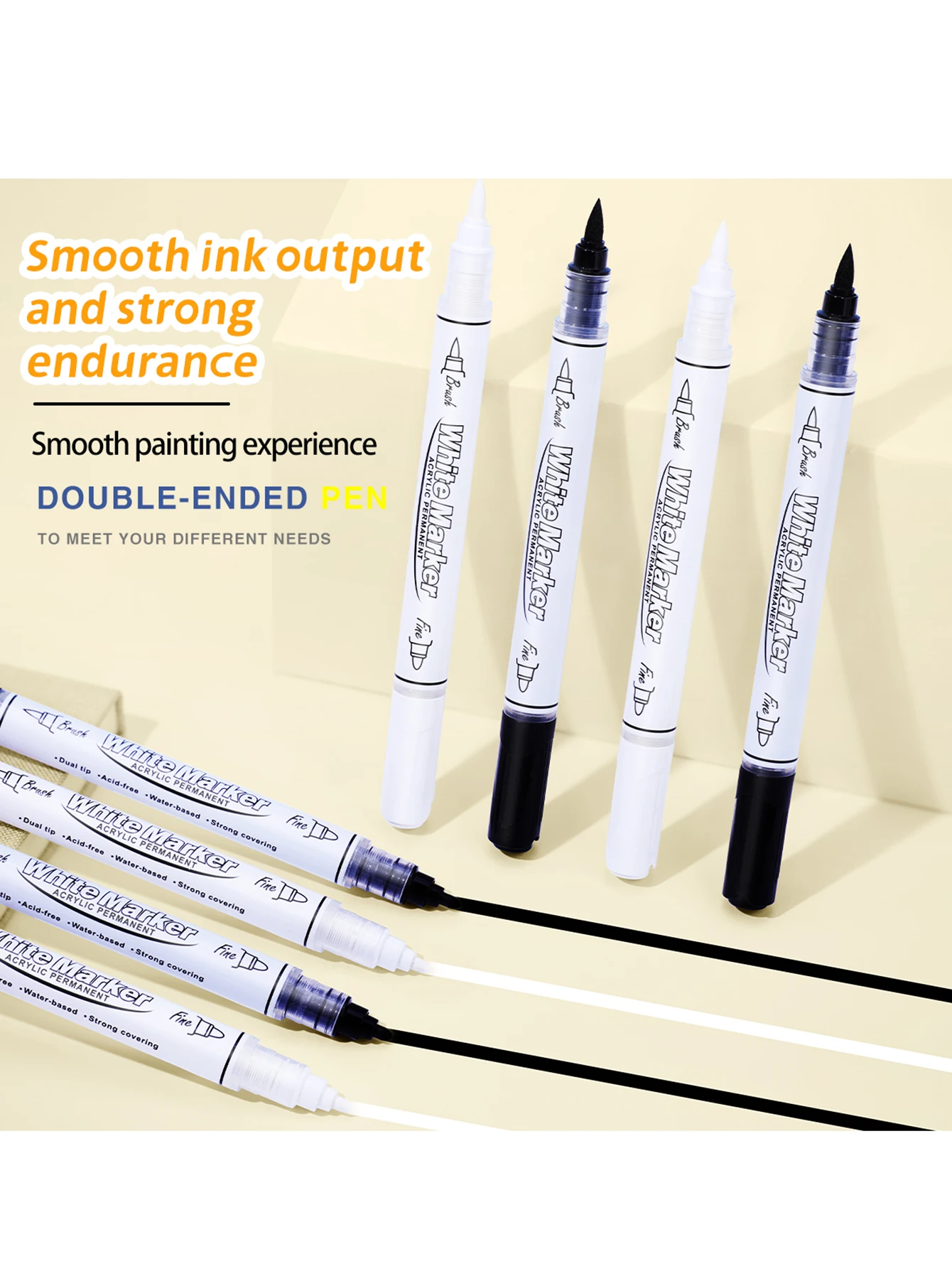 Black/White Large Capacity Dua - Whiteboard Marker Set review and price