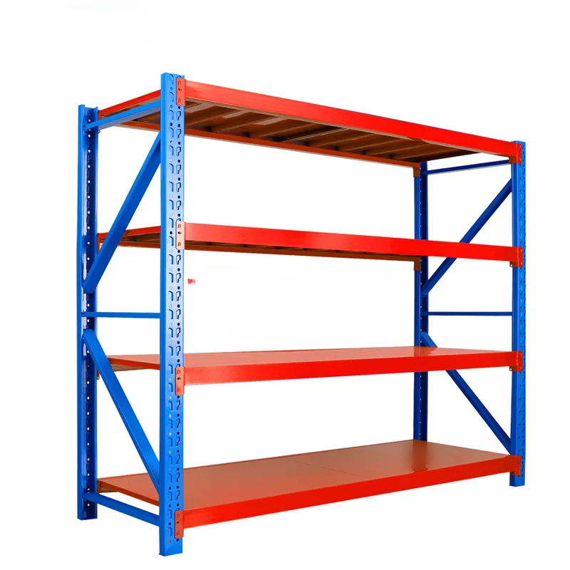 Stable and Durable rack shelf 4 Level warehouse storage rack metal rack custom steel storage shelves