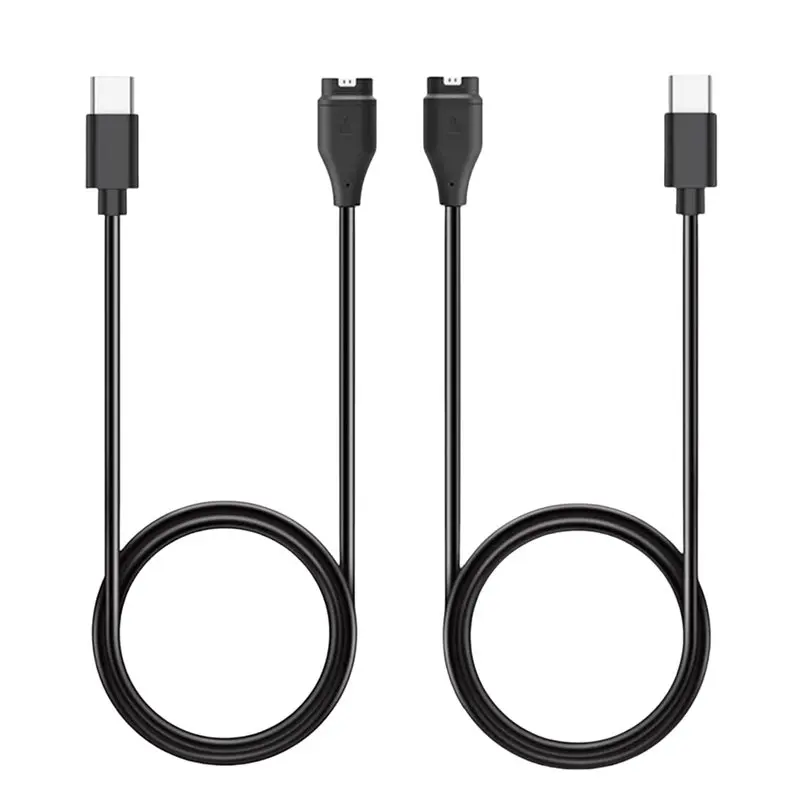 ABGI USB C for Garmin Watch 2-Pack Data Sync Charging Cable USB-C Cable Power Delivery Fast Charging TPE
