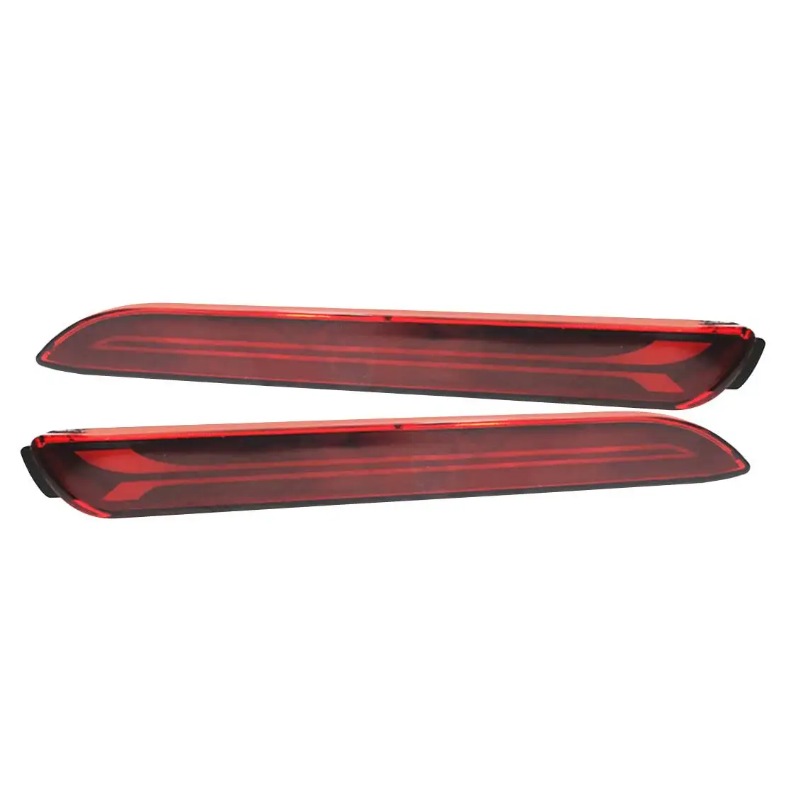 

1 пара красных отражателей заднего бампера, указатель поворота, стоп-сигнал, подходит для Toyota RAV4 Camry Venza Avalon Lexus RC350 GX470 IS-F