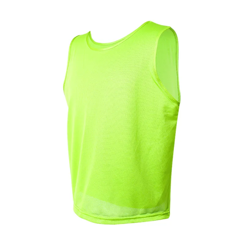 Chaleco de entrenamiento de fútbol para adultos y niños, camisetas de fútbol, camisetas de práctica de Scrimmage, chaleco deportivo, transpirable,