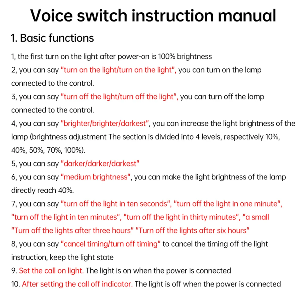 DC 3V~5V Voice Controlled Night Light Switch Circuit Board Circuit Driver Board for Bedside Lamp LED Reverse Polarity Protection