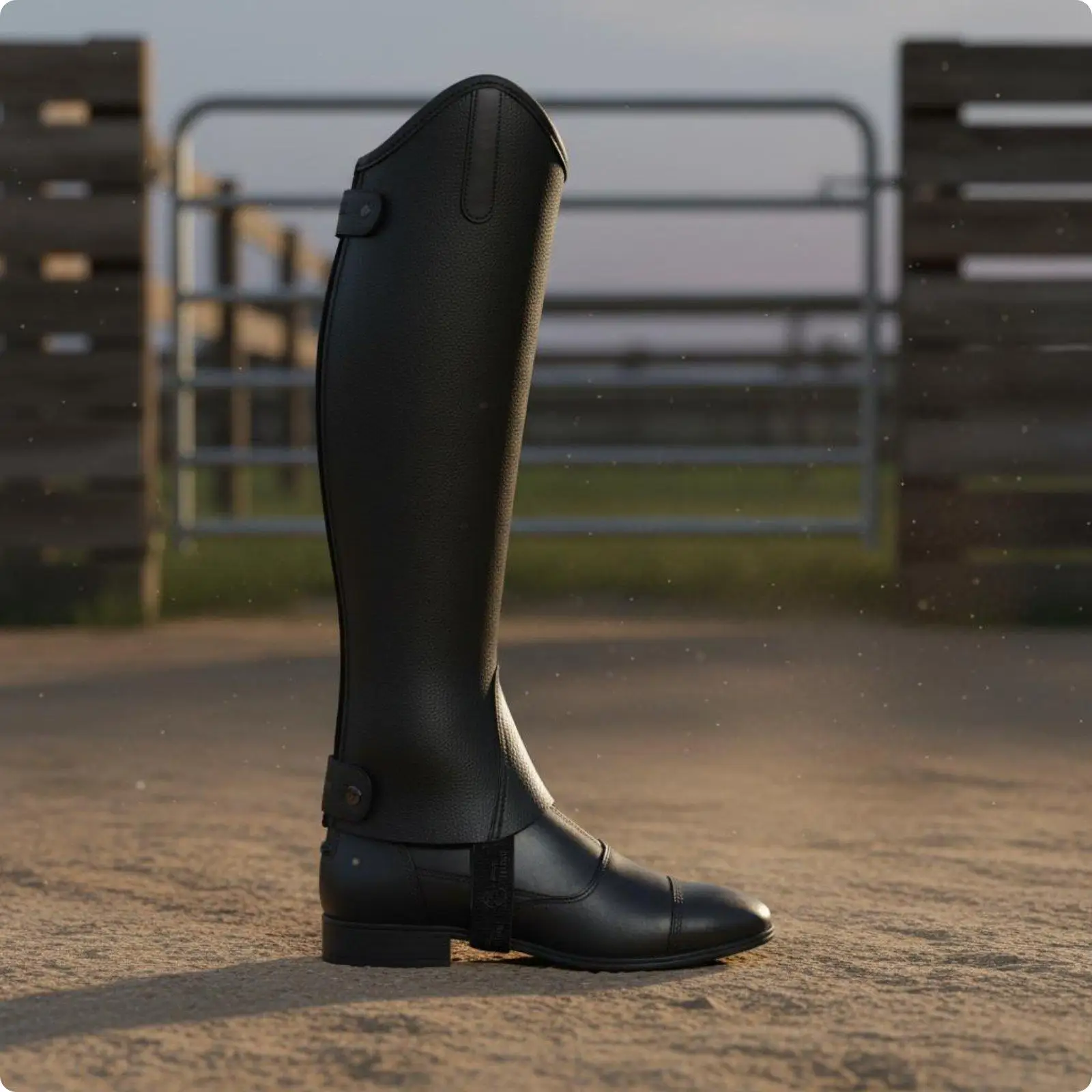 Kids Riding Protection Leggings Microfiber Equestrian Half Chaps Boots Cover Guard for Daily Stable Activities
