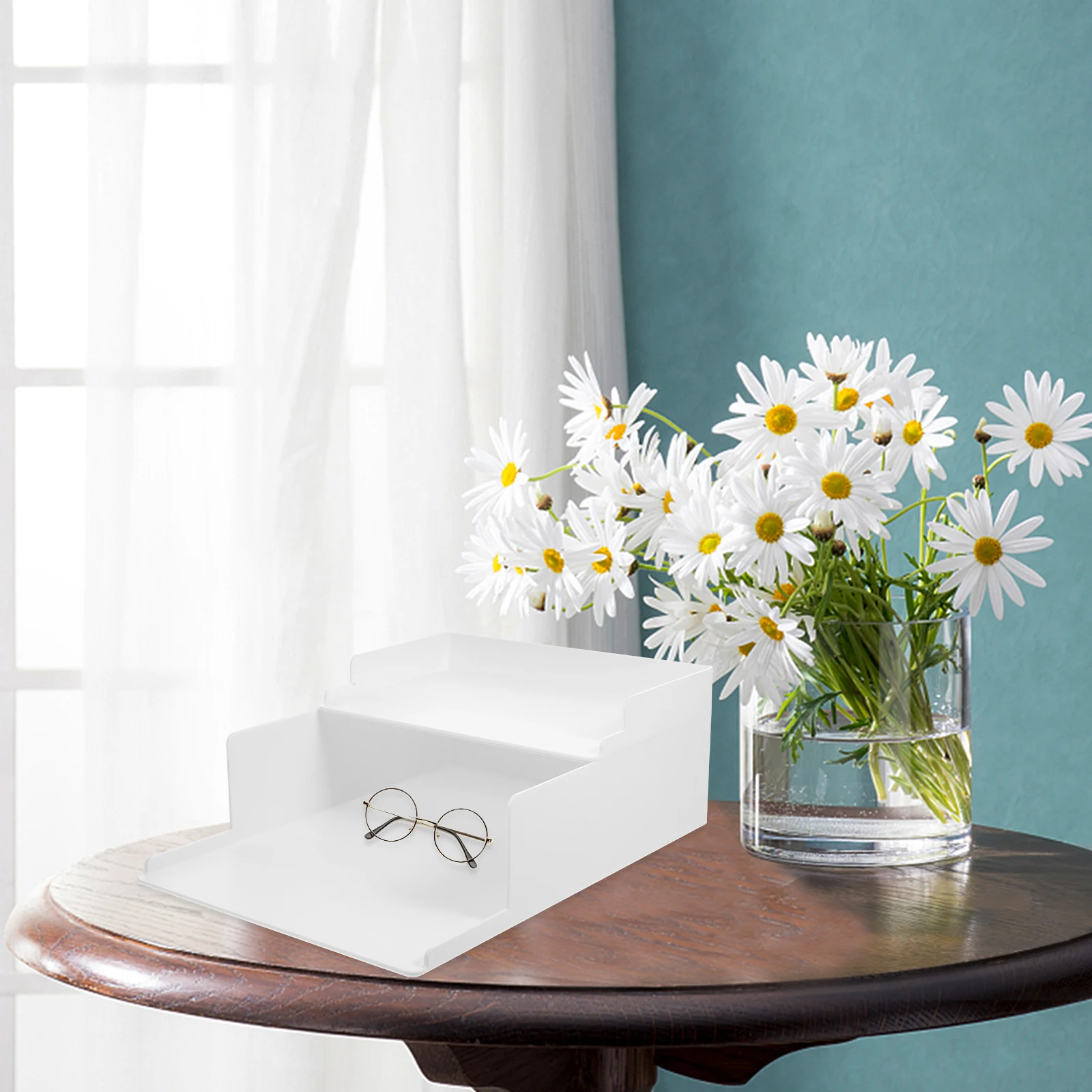 

2pcs File ganizer Boxes A4 Paper Receipt Storage Desk Stationery Container Office Supply ganizer Plastic Drawer