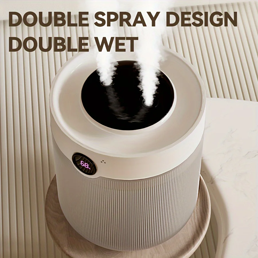 1pc, 이중 스프레이 가습기 대용량, 침실 거실 용 대형 안개 유형 자동 가습기