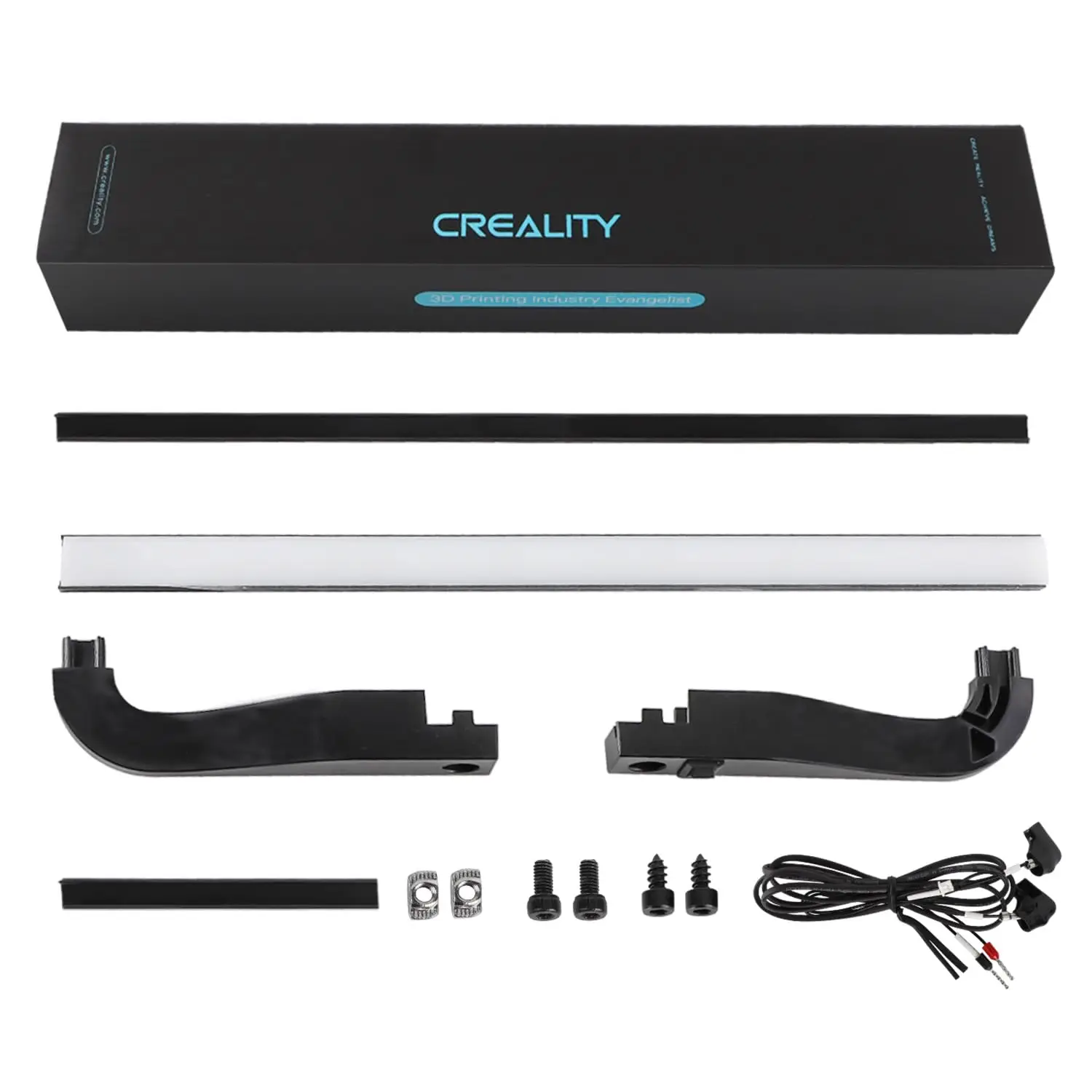 

Creality Official Ender-3 max/Neo CR 10 V2 CR 10 V3/CR-10 S /PRO Light Bar Kit, 3D Printer LED Light Energy 24V/5W Soft Light
