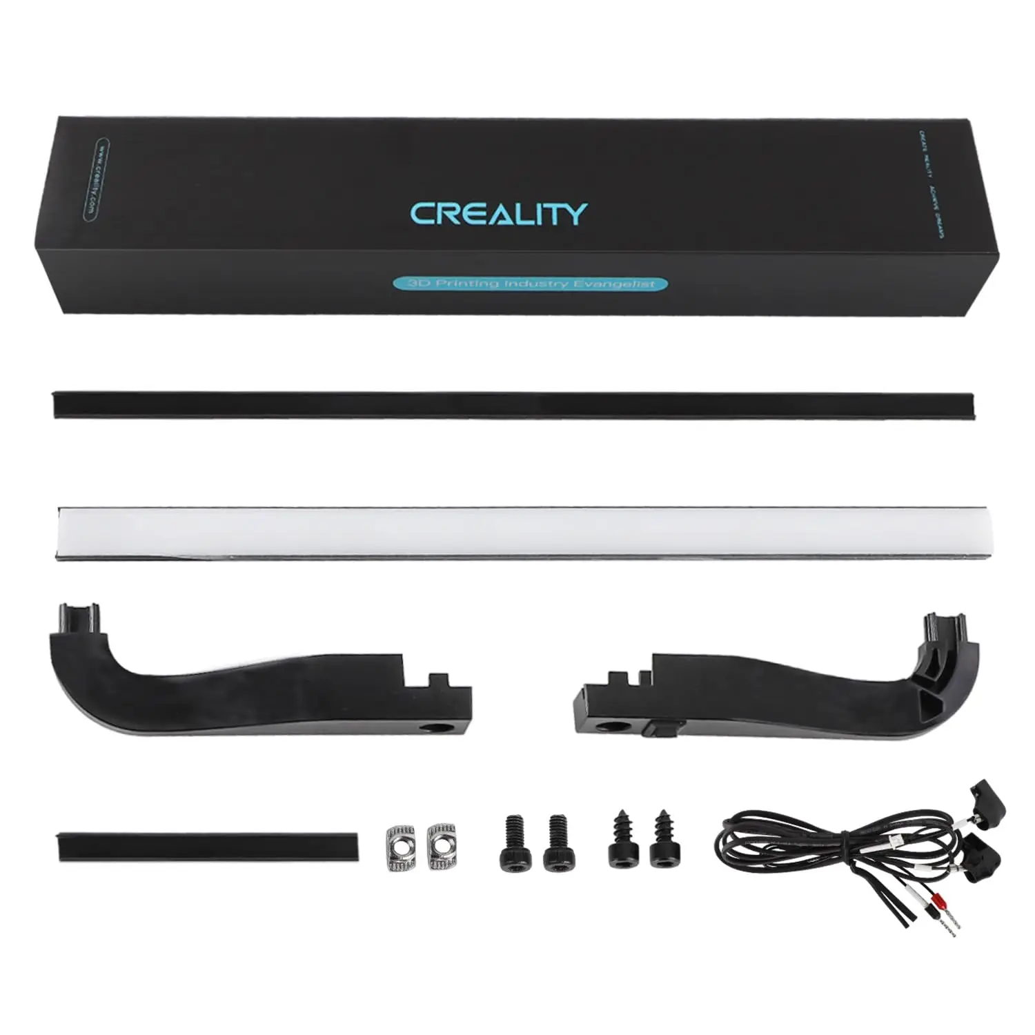 Creality Official Ender-3 max/Neo CR 10 V2 CR 10 V3/CR-10 S /PRO Light Bar Kit, 3D Printer LED Light Energy 24V/5W Soft Light