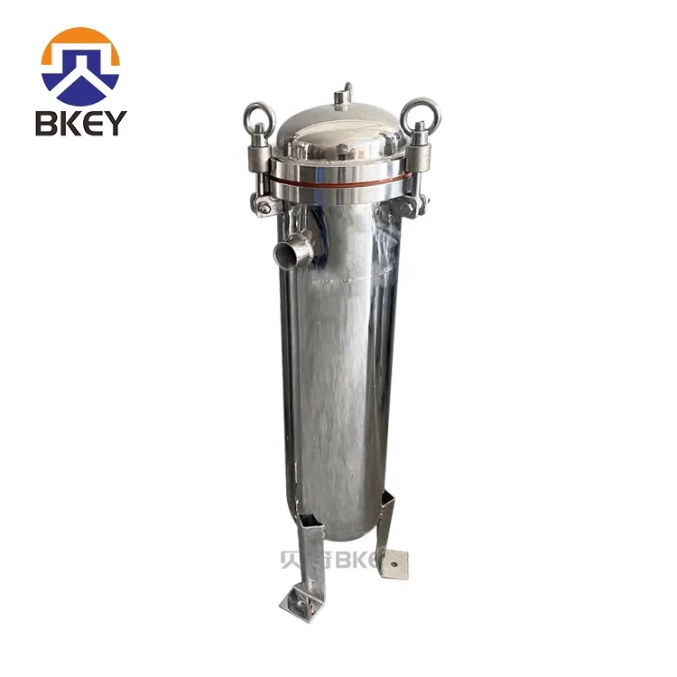 

Stainless Steel Sanitary Plate Frame Micron Filters Wine Alcohol Milk Filter with PP Filter Cartridge