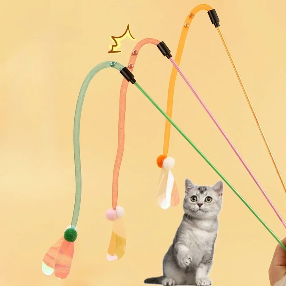 

Игрушки для кошек, интерактивные кошачьи палочки, эластичная сетка, игрушки для домашних животных, устойчивые к укусам шерстяные шарики, игрушки для кошек, игрушка для котят с колокольчиком Gatos