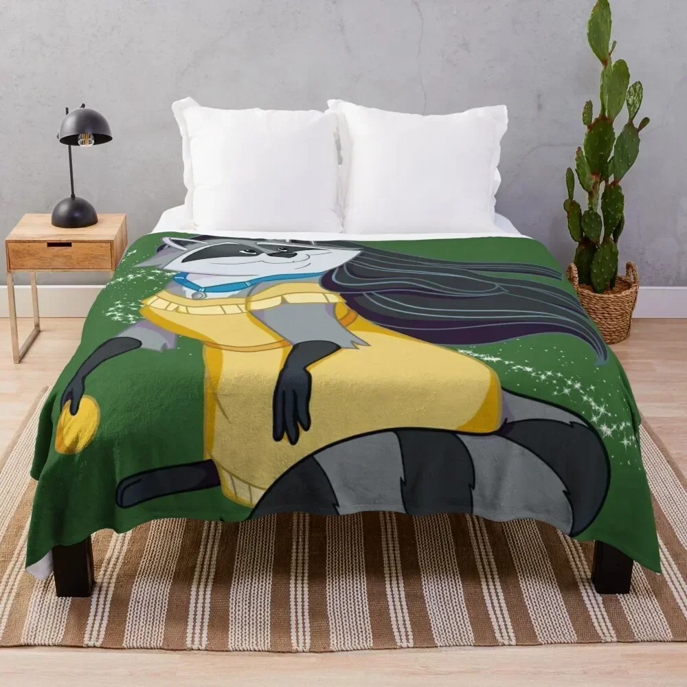 Princess Pals: Meeko Throw Blanket Shaggy Furry Soft Blanket for Bedroom Living Room