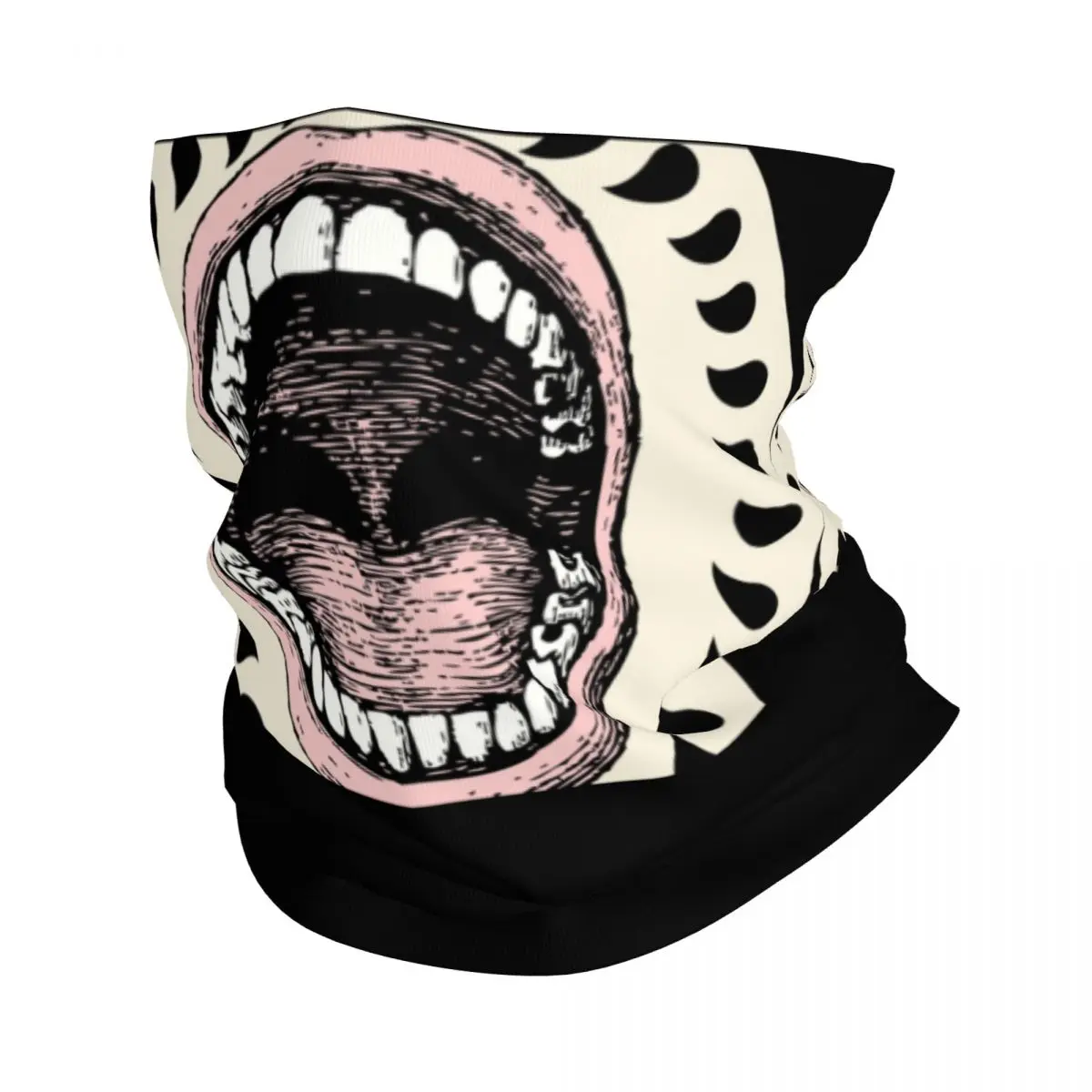 

Custom Do It Better Bandana Winter Neck Warmer Men Windproof Wrap Face Scarf for Hiking Tooth Teeth Gaiter Headband