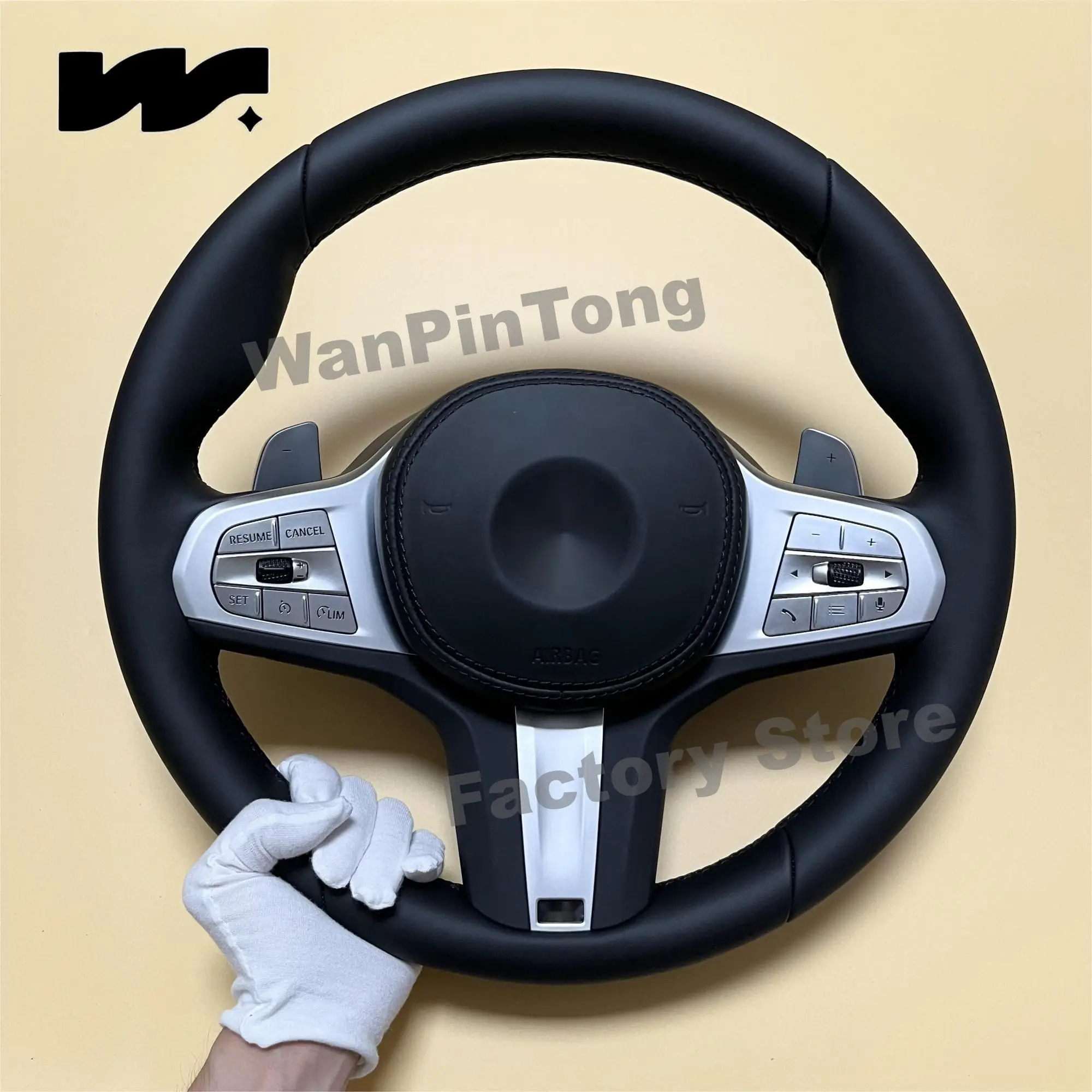 

Leather M sports G38 Steering Wheel For BMW F10 F30 F32 F20 F07 F01 F02 F22 F87 F12 F06 F35 F80 F36 F18 F15