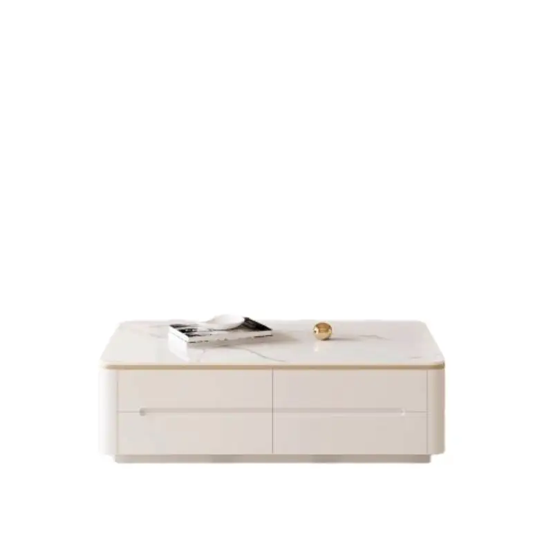 خزانة تلفزيون حديثة بتصميم ديكور عالمي باللون الأبيض لصالونات التلفاز وحامل طاولة أثاث تلفزيون Mueble Para بسيط #6