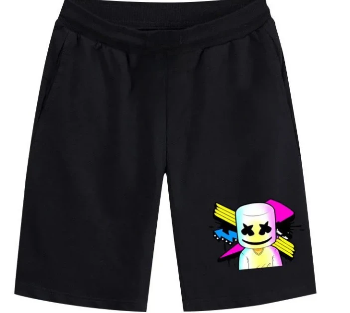 

Marshmello Électronique Marshmello Rock Shorts Bande Personnalisée Pantalons De Plage Décontractés Marée