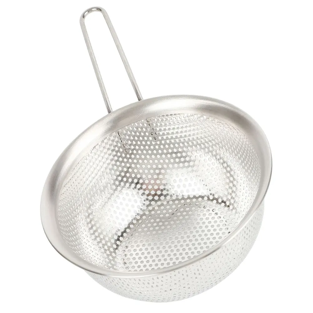 

Stainless Steel Mesh Colander 15CM Fine Hole Strainer Basket Kitchen Vegetable Draining Pan Premium Quality