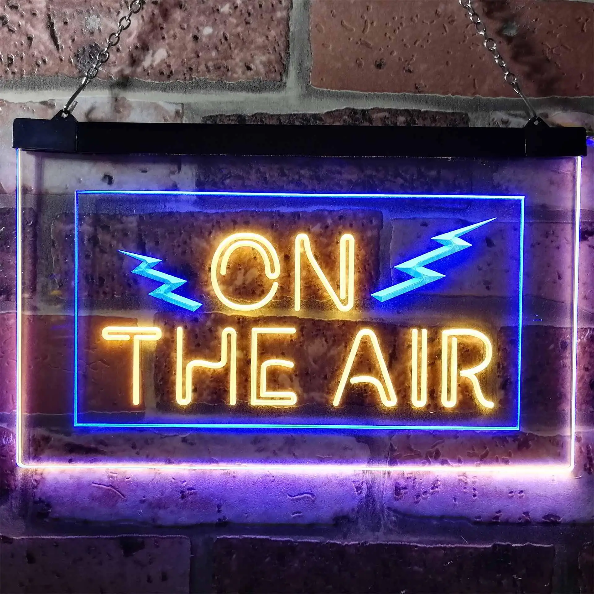 

Двухцветная светодиодная неоновая вывеска On The Air Studio Recording st6-i0066