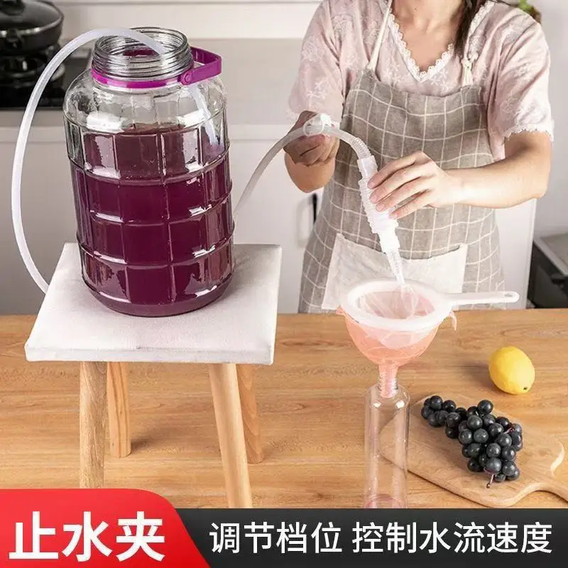 Automatic Wine Dispenser Pump Self Priming Liquor Extractor Tool for Home Use Wine Beer Fruit Wine Filter Jug