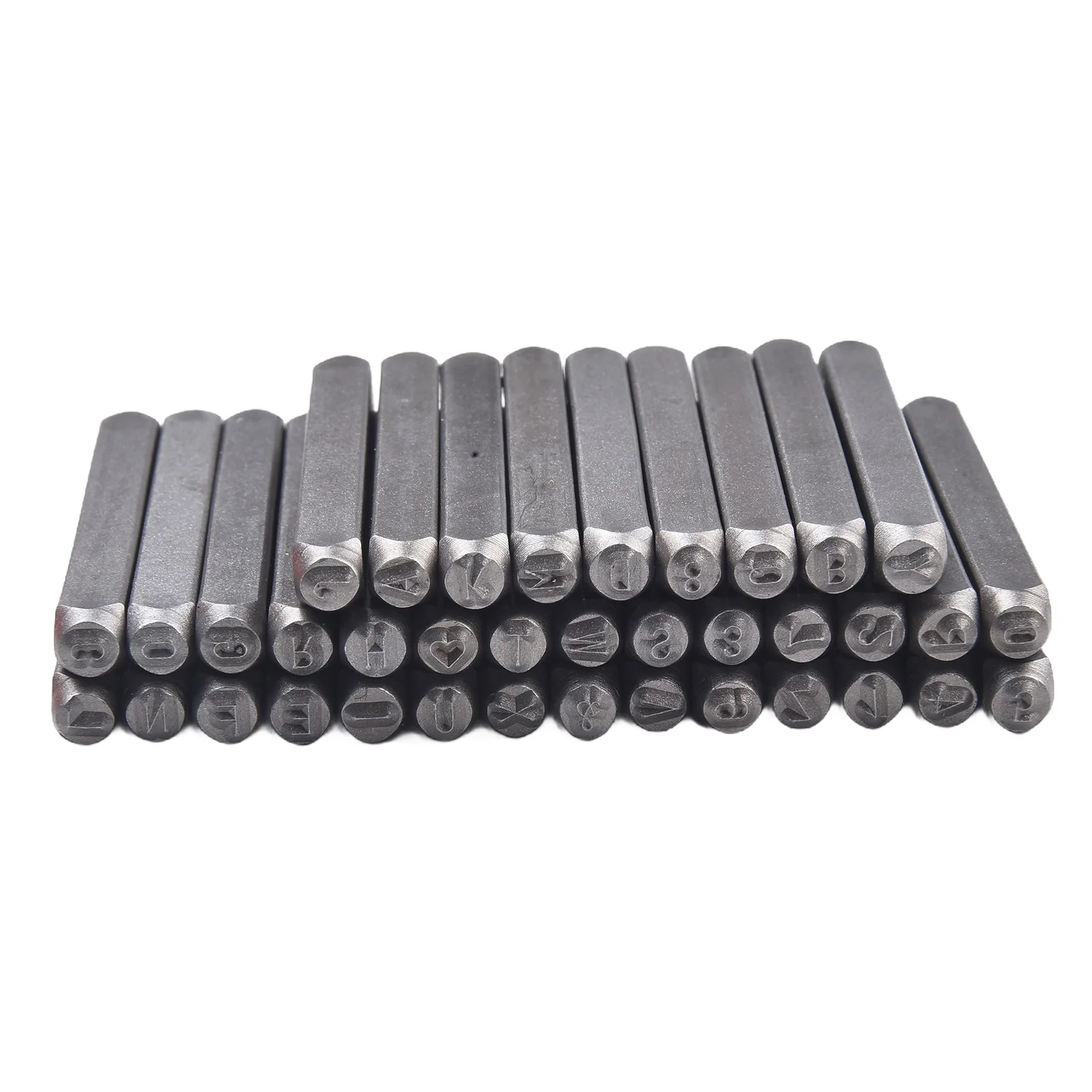 Punch Tool Punch Set 37pcs 3mm Convenient Storage For DIY Crafts For Jewelry DIY Hand Tools Letter Number Punch