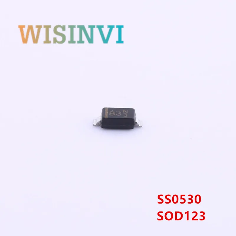 50-100PCS SS0520 500mA  20V marking B2 ＆ SS0530 B3 30V ＆ SS0540 B4 40V SOD123