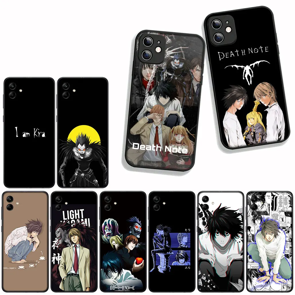 Чехол для Motorola Moto E14 E15 G04 G05 G14 G15 G54 G24 Power G34 G35 G75 G84 G85 G45 G55 G64 Чехол Death Note L Mello Lawliet