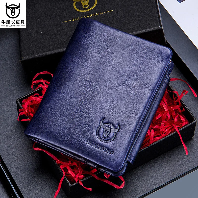 Presente de alta qualidade para Homens Carteiras De Negócios De Couro Multifuncional Couro Genuine Coin Purse Card Bag Carteira De Luxo