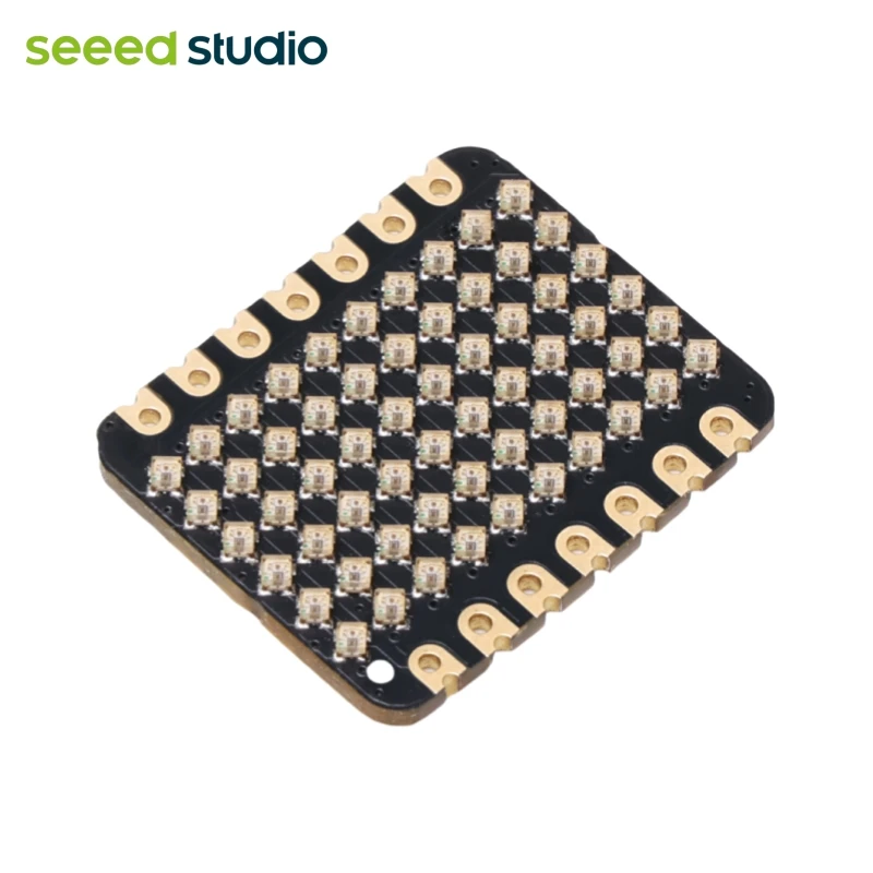 Seeed Studio 6x10 RGB MATRIX for XIAO - total 60 LEDs onboard, 1m*1m WS2812B LED, 21 x 17.5mm thumb-sized, wearable