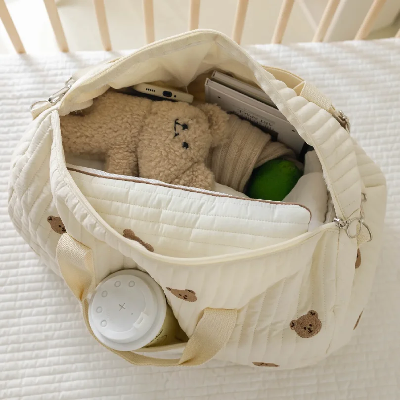 Large Mommy Bag Maternity Baby Diaper Storage Bag Large Capacity Baby Items Organizer Women Travel Bag Multi-functional Handbag