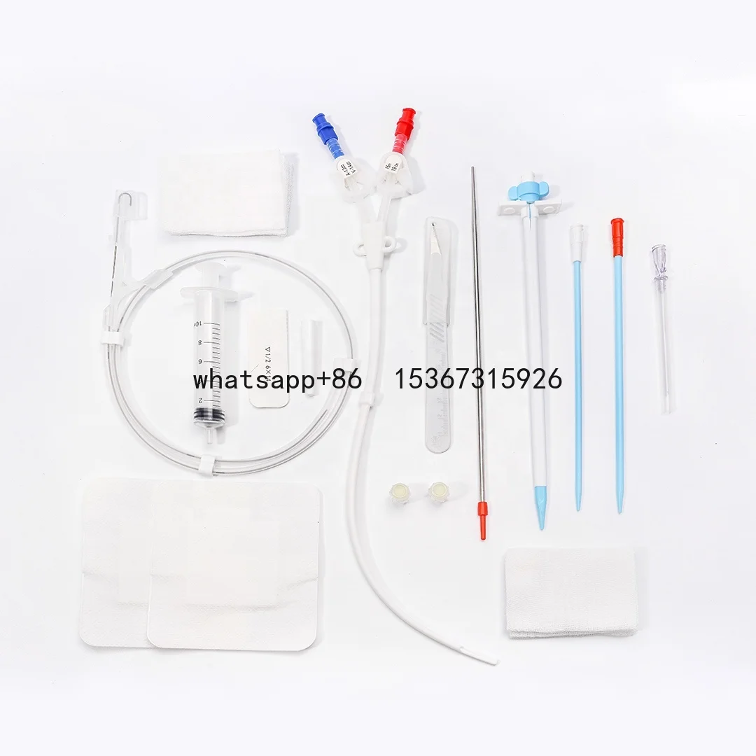 Medical Consumables Hemodialysis Equipment Tube,HemodialysisLine Set Long Term Hemodialysis Catheter