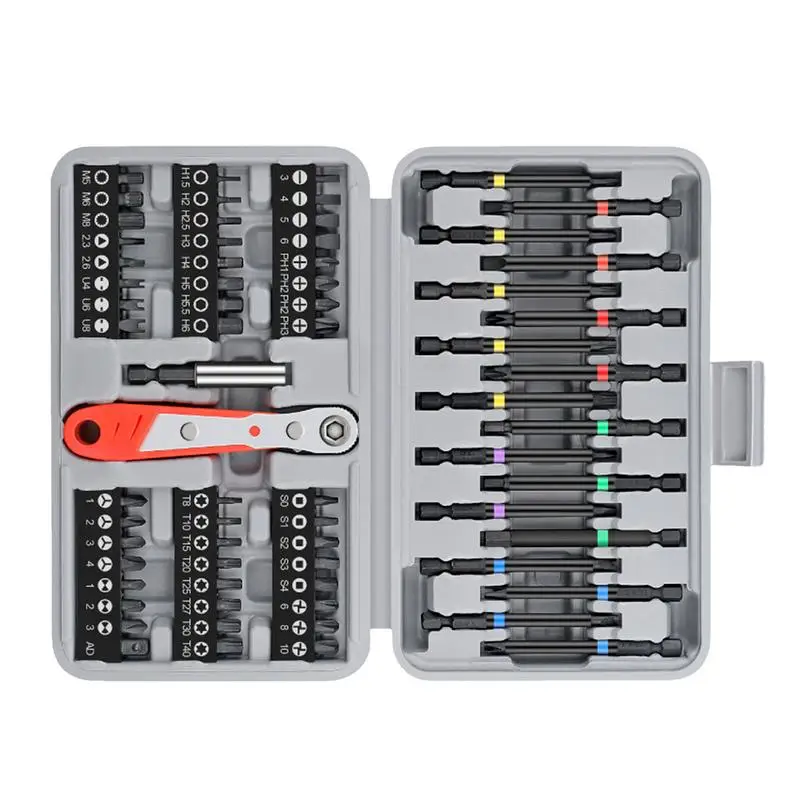 68PCS Screwdriver Bits Set High Strength Repair Tool Kits Screwdriver Tool Set With Bits Portable Precision Ratcheting