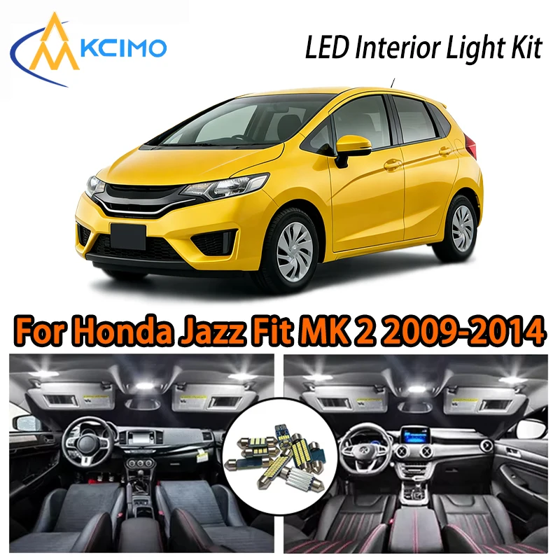 

Комплект светодиодной подсветки салона KCIMO для Honda Jazz Fit MK 2 2009-2014 — 2 цвета, быстрая установка, долговечность