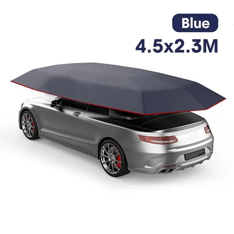 Waterproof UV Thermal Insulation Carport Tarpaulin Canopy Cover Car Sunshade Tarpaulin Awning Tent Without Bracket (Only Cloth)