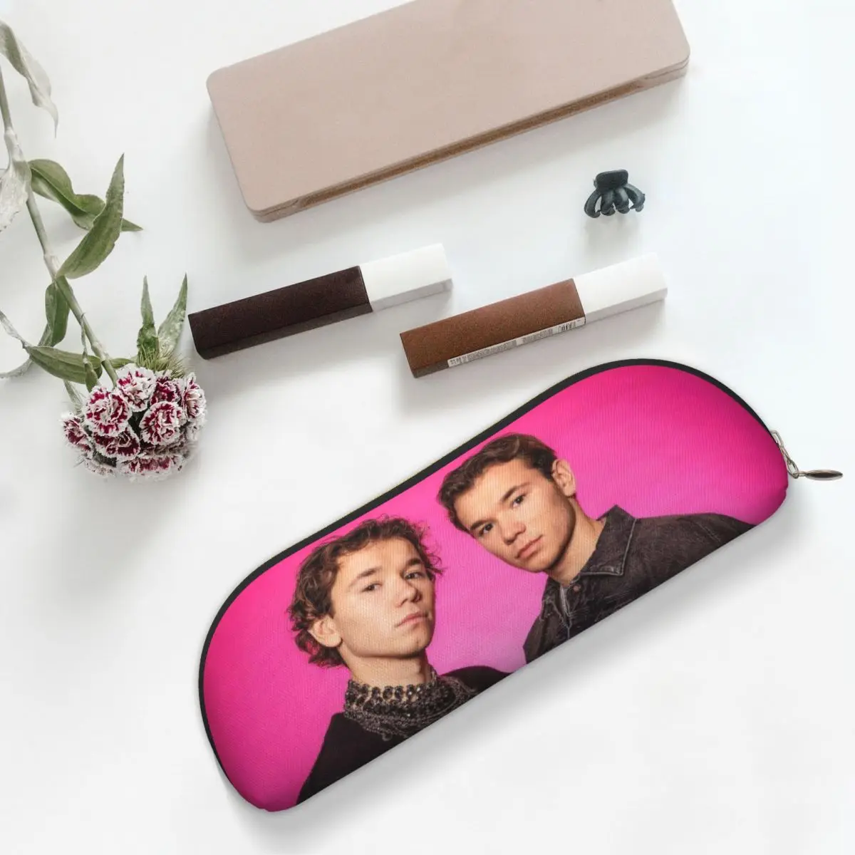 ماركوس ومارتينوس السويد النرويج يوروفيجن مقلمة حامل قلم سعة كبيرة صندوق القلم حقيبة أقلام رصاص للمدرسة الصبي فتاة