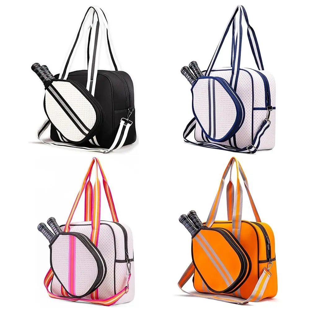 

Neoprene Pickleball Paddle Bag Large Capacity Waterproof Pickleball Crossbody Bag Breathable Luggage