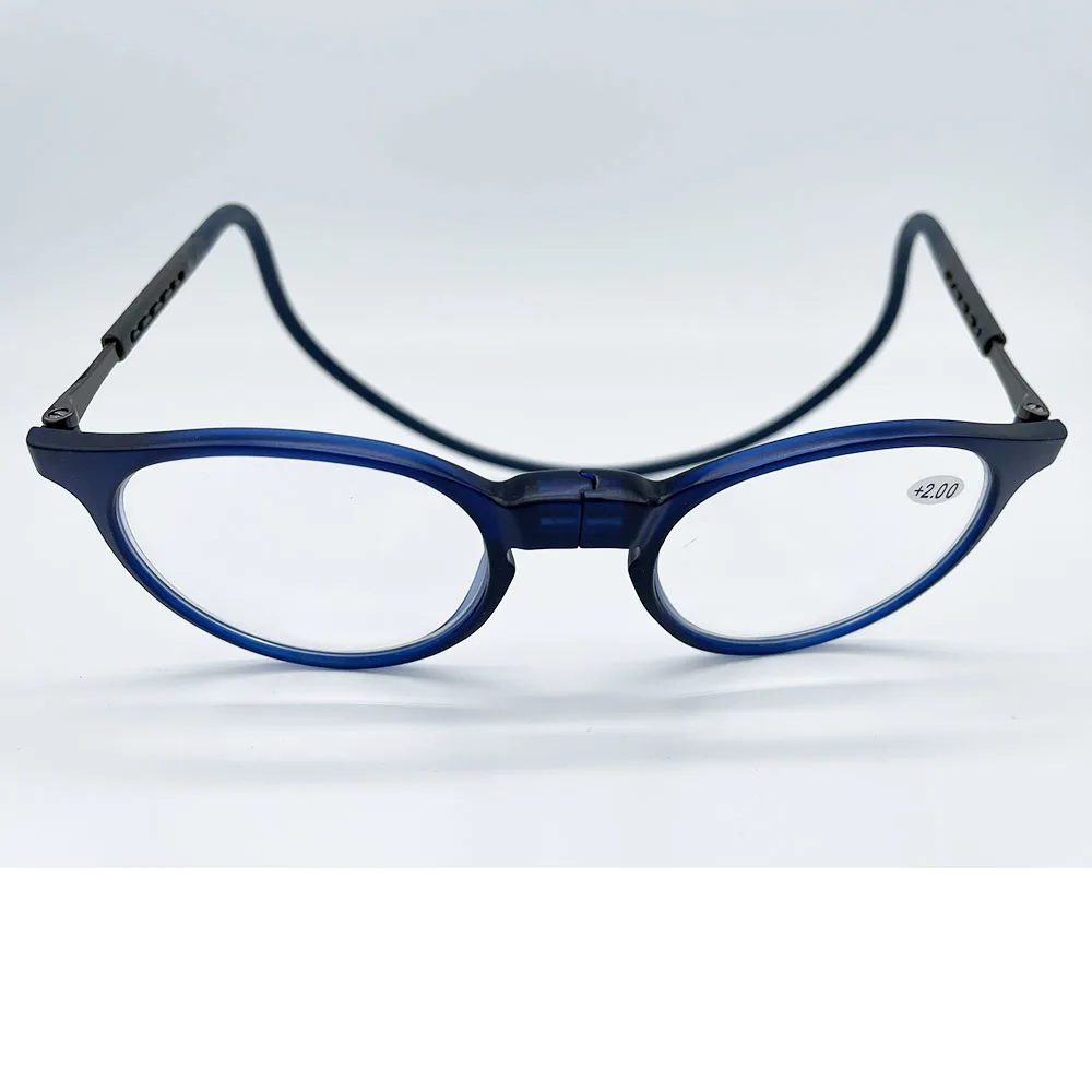 Bequeme, weiche TR-Lesebrille mit magnetischer Absorption und hängendem Hals für Damen und Herren – Detail 11
