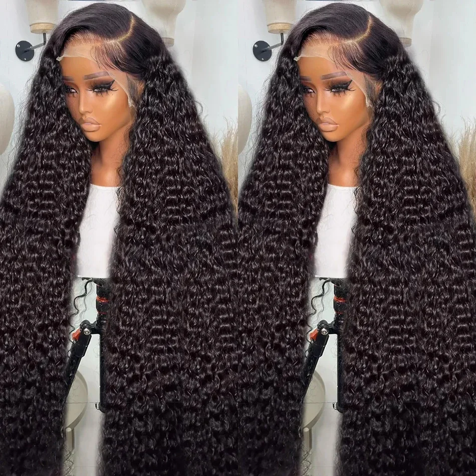 13x4 13x6 ace Front Human Hair Wigs Curly Lace Frontal Human Hair Wigs 5x5 Glueless Preplucked For Women Deep Wave Frontal Wig