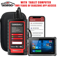 BR Thinkcar ThinkDiag 2 ALL Car Brands Canfd protocol 15 Reset Service 1 Year Free OBD2 Diagnostic Tool Active Test ECU Coding